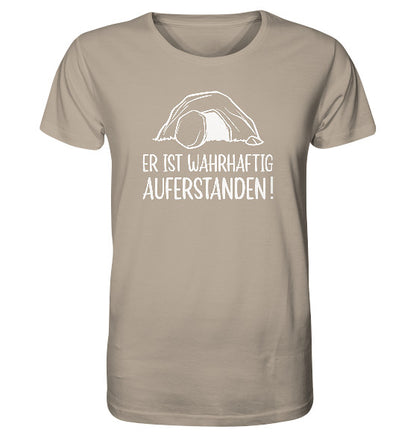 Lk 24,34 - Er ist wahrhaftig auferstanden! - Organic Shirt
