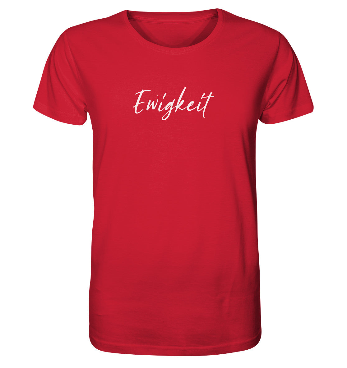 Joh 10,28 / 1.Joh 2,17 - Ewigkeit - Brustprint - Organic Shirt