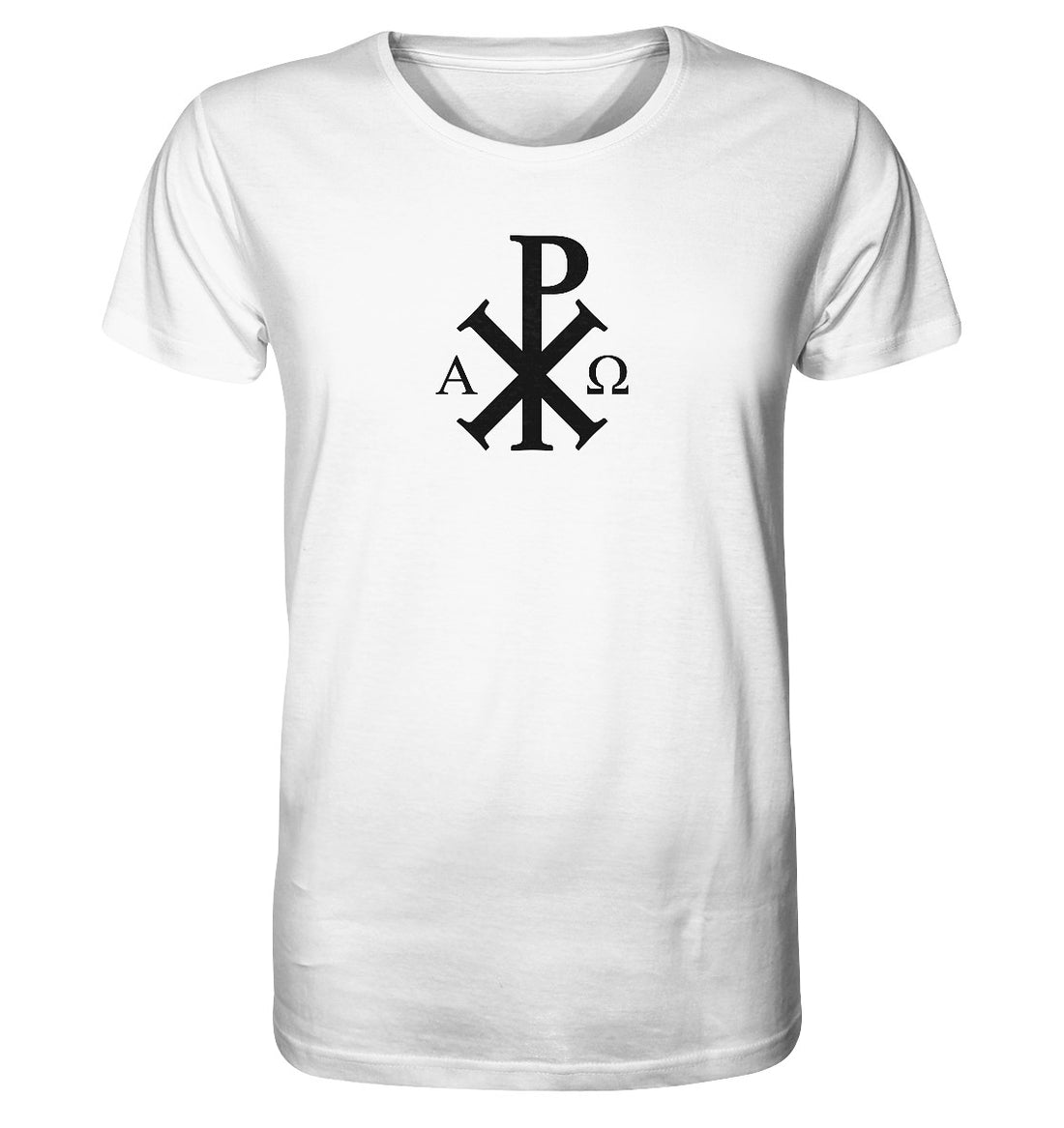 Offb 1,8 - Chi Rho - Alpha &amp; Omega - Organic Shirt