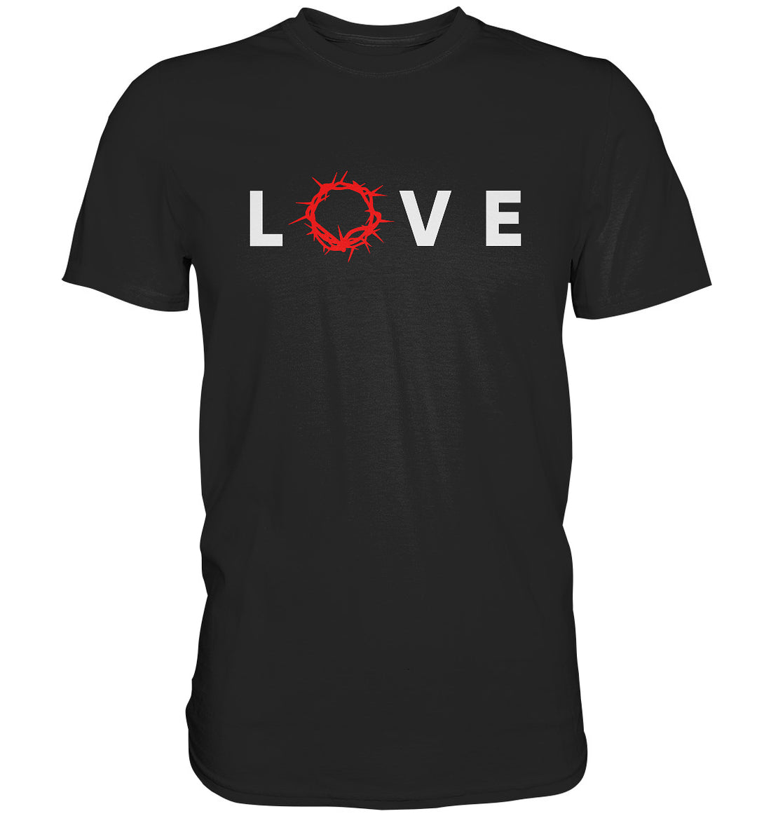 LOVE - Dornenkrone - Premium Shirt