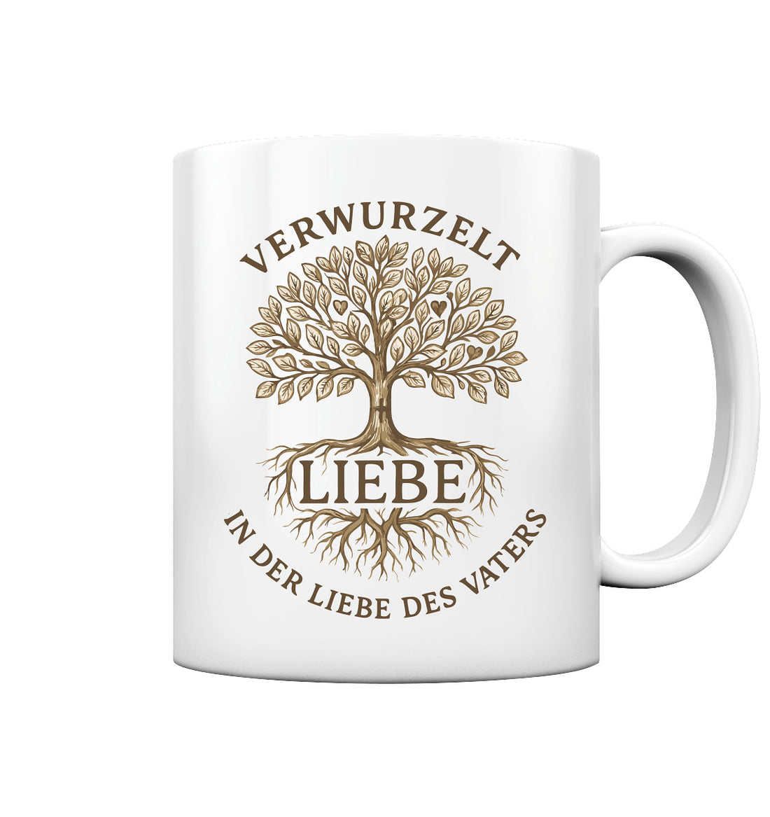 Verwurzelt in der Liebe - Tasse glossy
