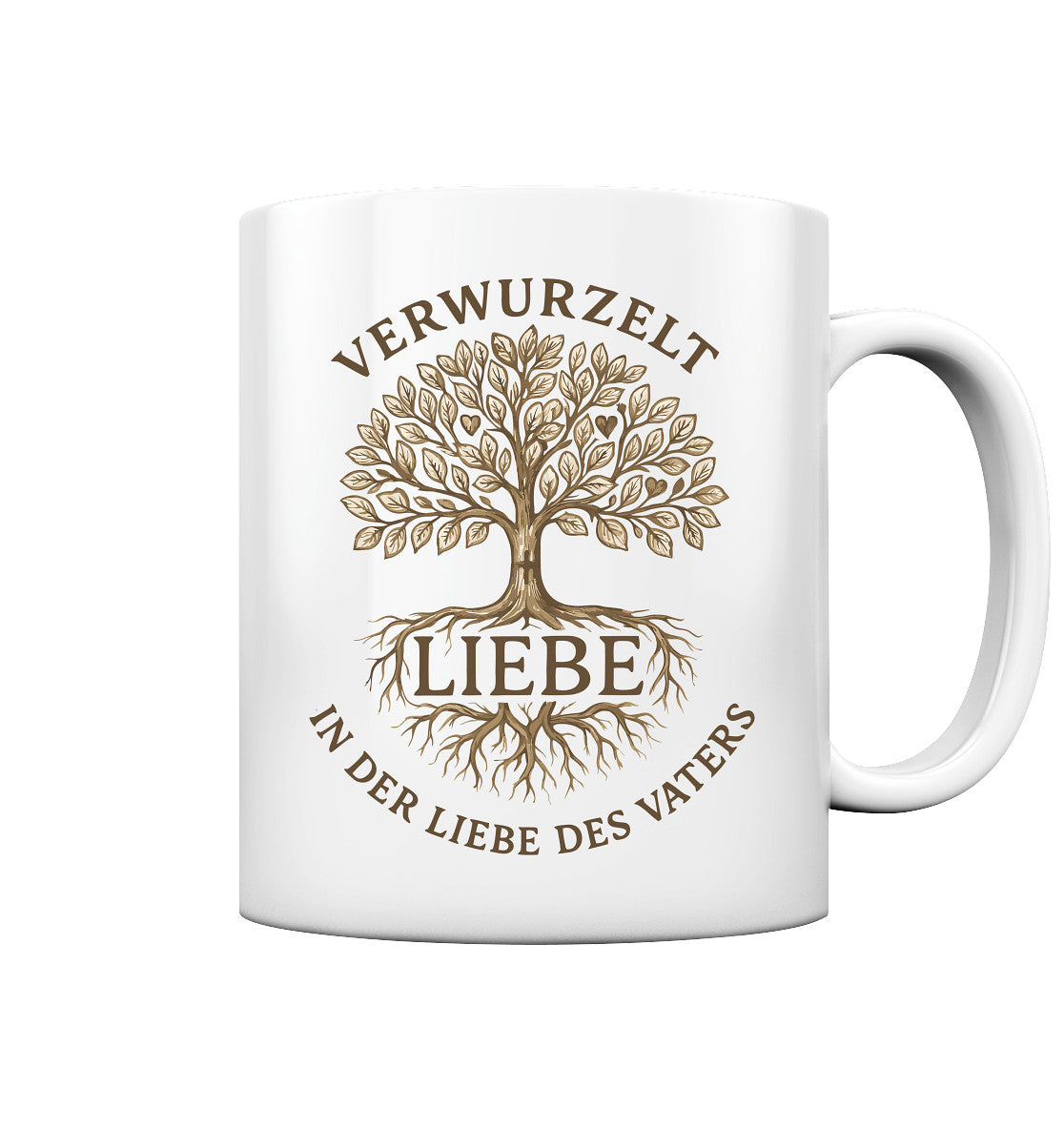 Verwurzelt in der Liebe - Tasse glossy