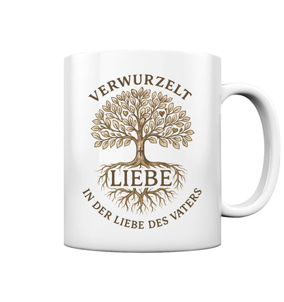Verwurzelt in der Liebe - Tasse glossy