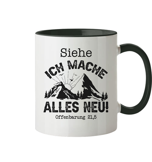 Offb 21,5 - Alles neu - Tasse zweifarbig