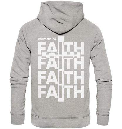 Woman of Faith - Organic Hoodie