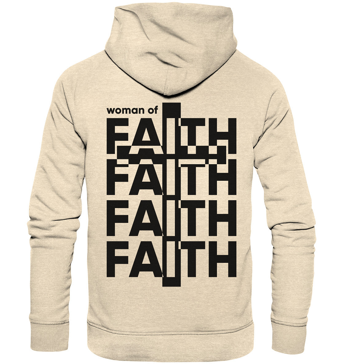 Woman of Faith - Organic Hoodie