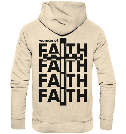 Woman of Faith - Organic Hoodie