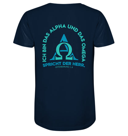Offb 1,8 - Alpha &amp; Omega Design 2 Rücken - Organic Shirt