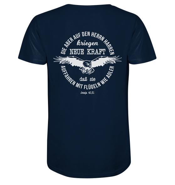 Jes 40,31 - Auffahren mit Flügeln wie Adler 2 - Organic Shirt