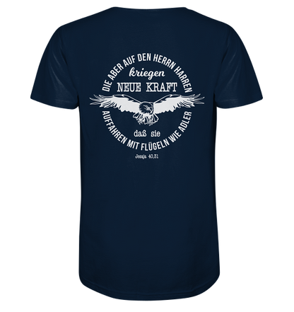 Jes 40,31 - Auffahren mit Flügeln wie Adler 2 - Organic Shirt