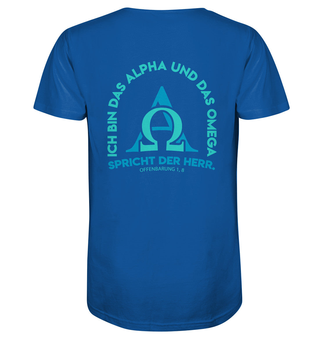 Offb 1,8 - Alpha &amp; Omega Design 2 Rücken - Organic Shirt