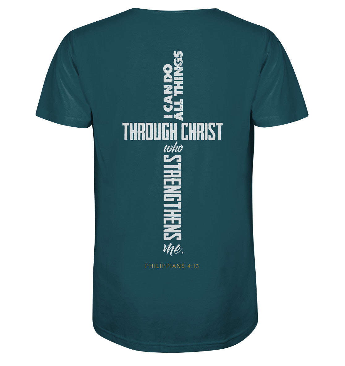 Phil 4,13 - I can do -Kreuz - Organic Shirt