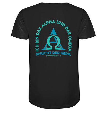 Offb 1,8 - Alpha &amp; Omega Design 2 Rücken - Organic Shirt