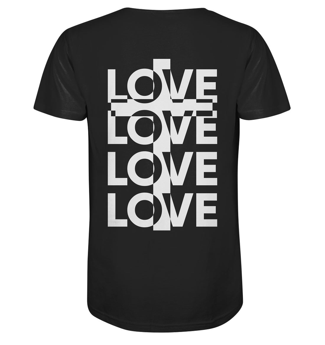 LOVE - Kreuz - Organic Shirt