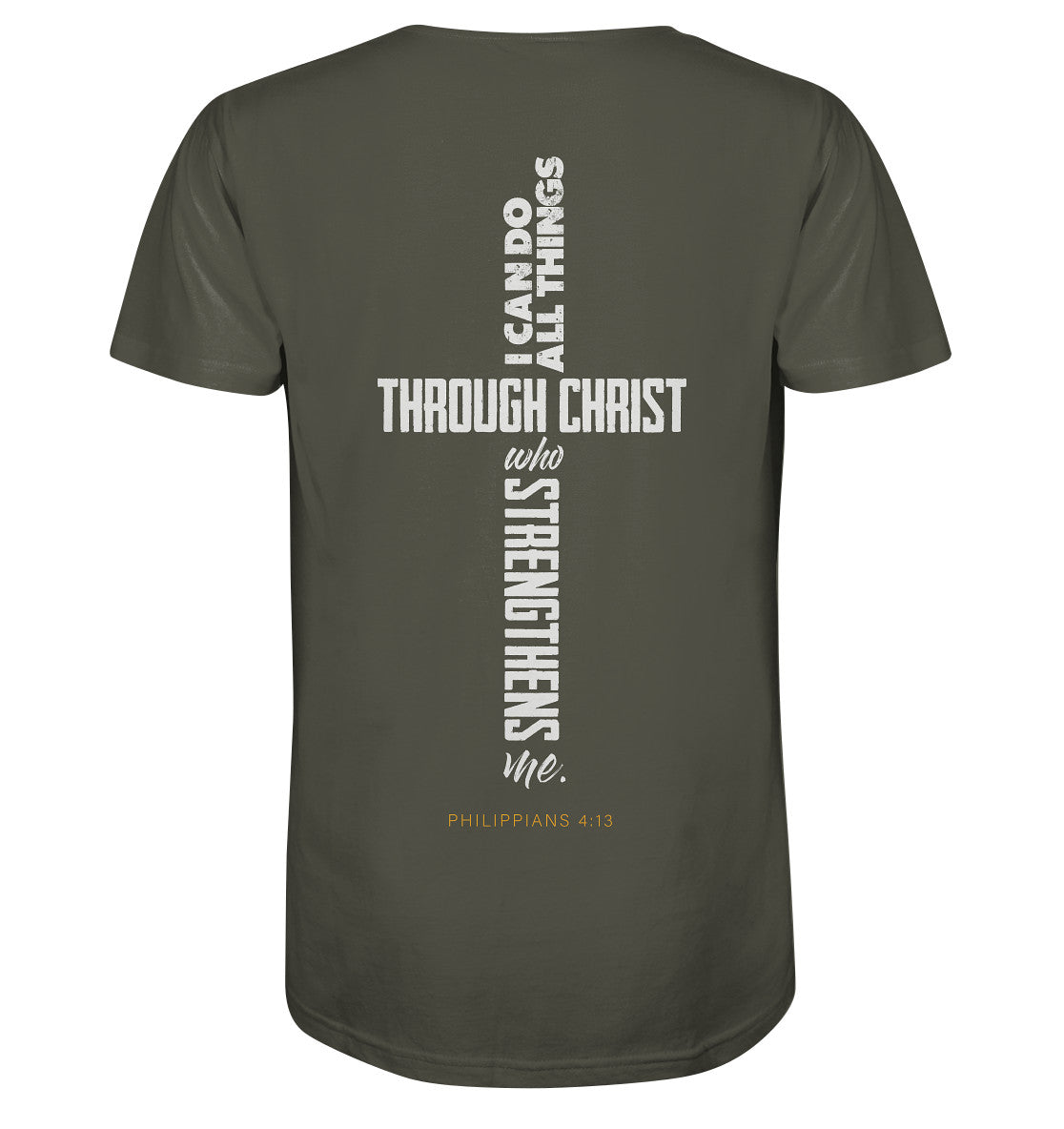 Phil 4,13 - I can do -Kreuz - Organic Shirt