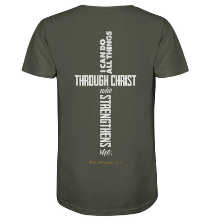 Phil 4,13 - I can do -Kreuz - Organic Shirt