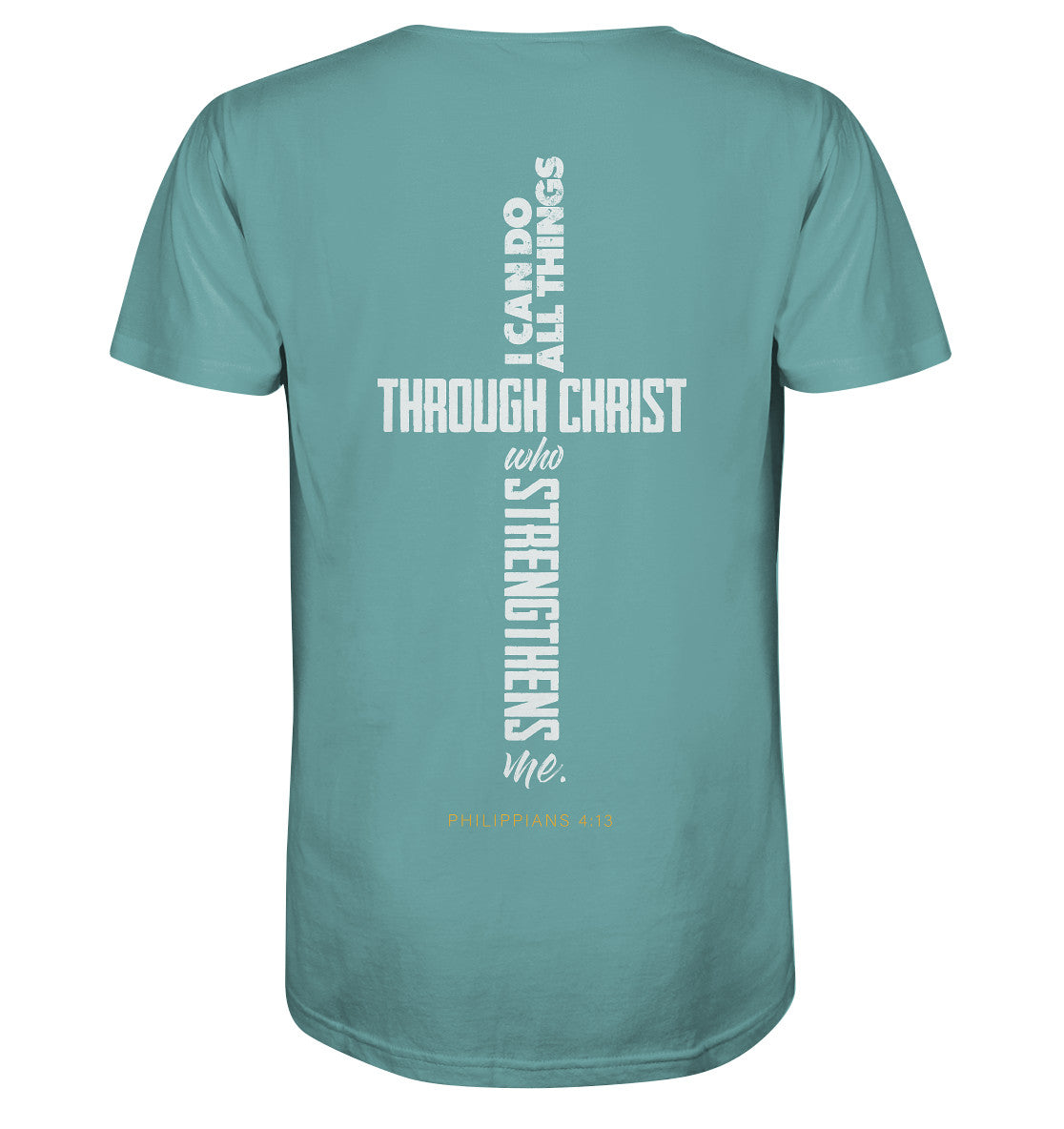 Phil 4,13 - I can do -Kreuz - Organic Shirt