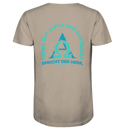 Offb 1,8 - Alpha &amp; Omega Design 2 Rücken - Organic Shirt