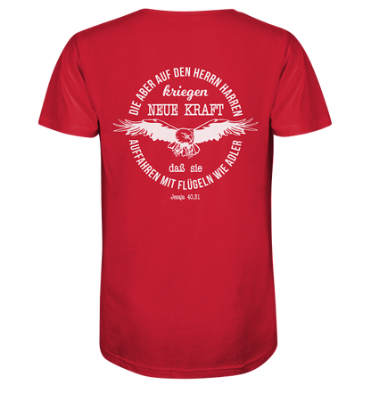 Jes 40,31 - Auffahren mit Flügeln wie Adler 2 - Organic Shirt