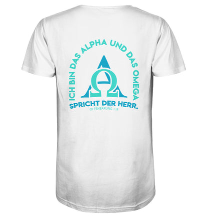 Offb 1,8 - Alpha &amp; Omega Design 2 Rücken - Organic Shirt