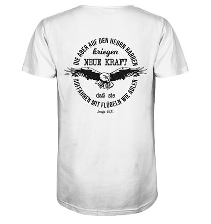 Jes 40,31 - Auffahren mit Flügeln wie Adler 2 - Organic Shirt