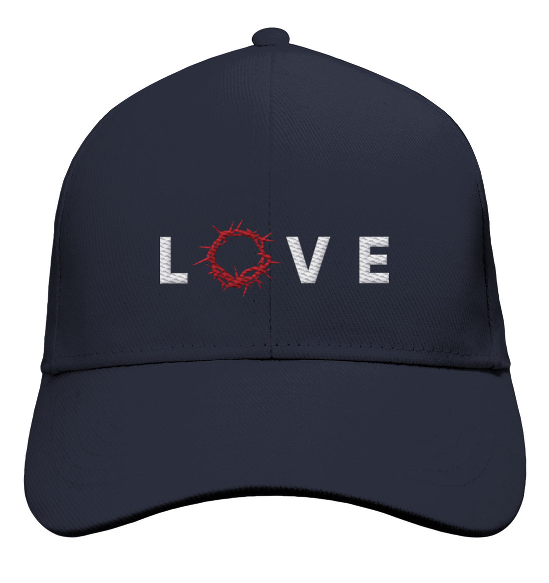 LOVE - Dornenkrone - Stick - Baseball Cap