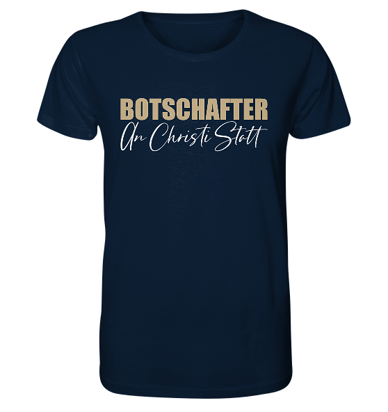 2.Kor 5,20 - Botschafter an Christi Statt - Organic Shirt