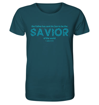 1.Joh 4,14 - SAVIOR - Organic Shirt