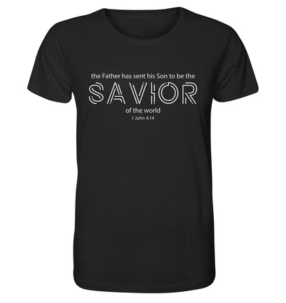 1.Joh 4,14 - SAVIOR - Organic Shirt