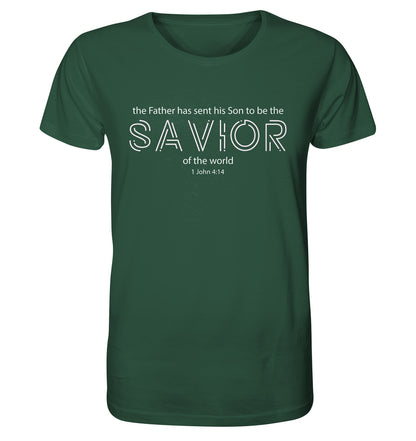 1.Joh 4,14 - SAVIOR - Organic Shirt