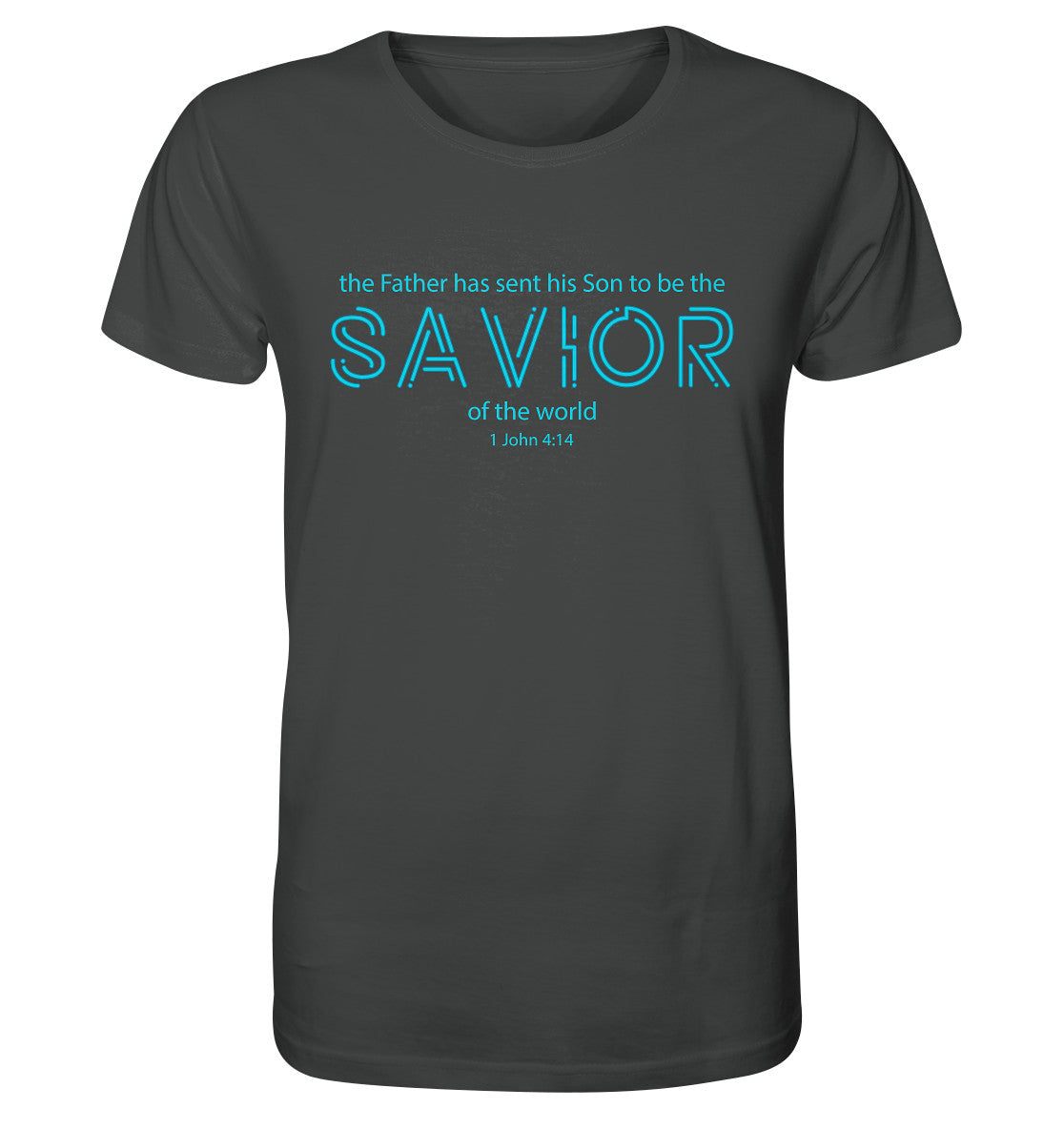 1.Joh 4,14 - SAVIOR - Organic Shirt