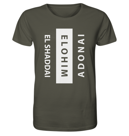El Shaddai, Elohim, Adonai - Organic Shirt