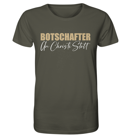 2.Kor 5,20 - Botschafter an Christi Statt - Organic Shirt