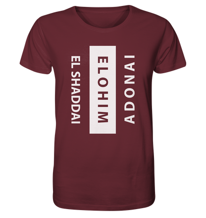 El Shaddai, Elohim, Adonai - Organic Shirt