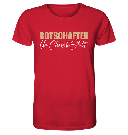 2.Kor 5,20 - Botschafter an Christi Statt - Organic Shirt